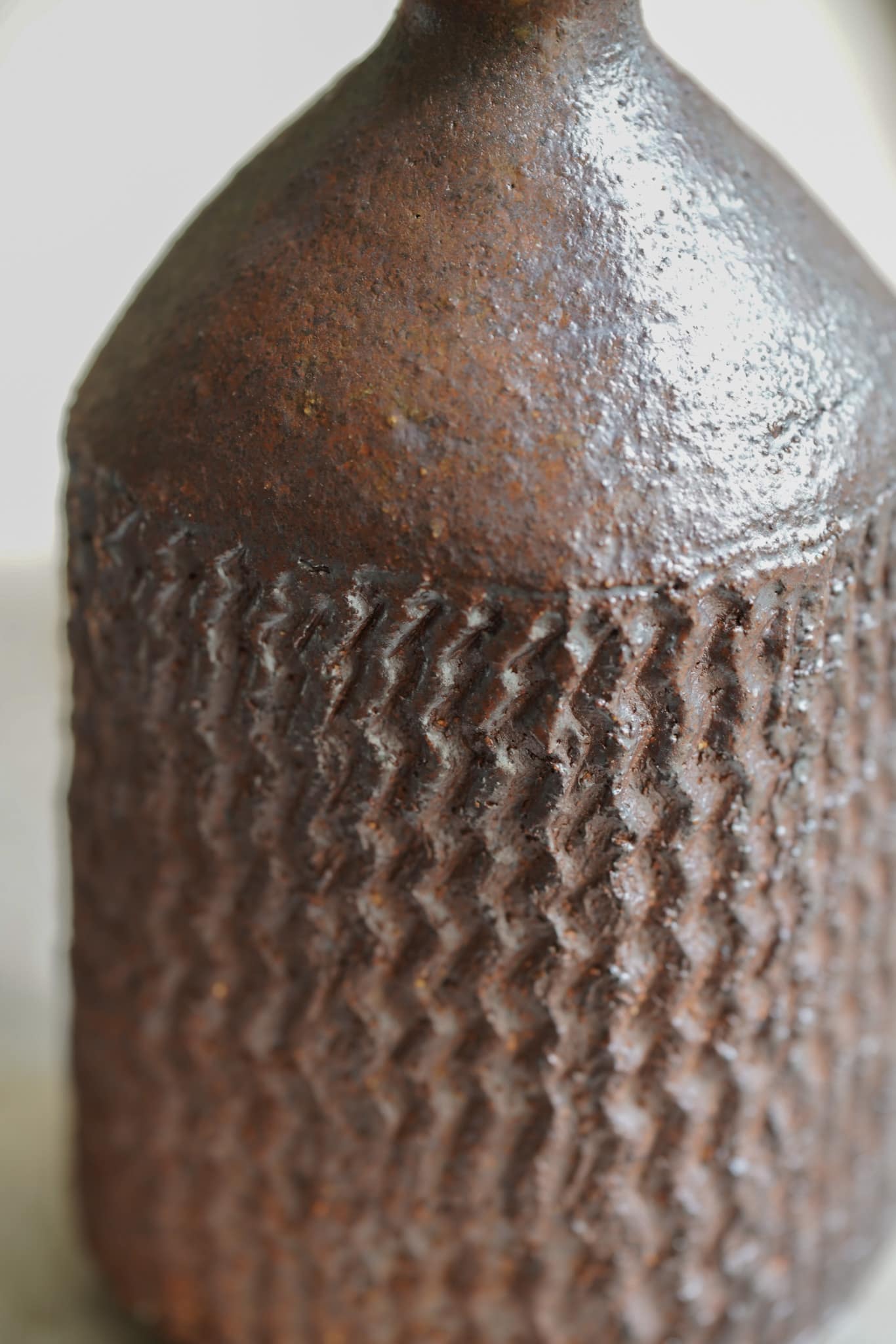 Wood fired collection: vase with texture (#3) - Image 5
