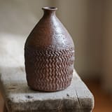 Woodfired collection: bottle with texture (#4)