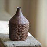 Woodfired collection: bottle with texture (#5)