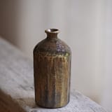 Woodfired collection: Facet vase with ash glaze