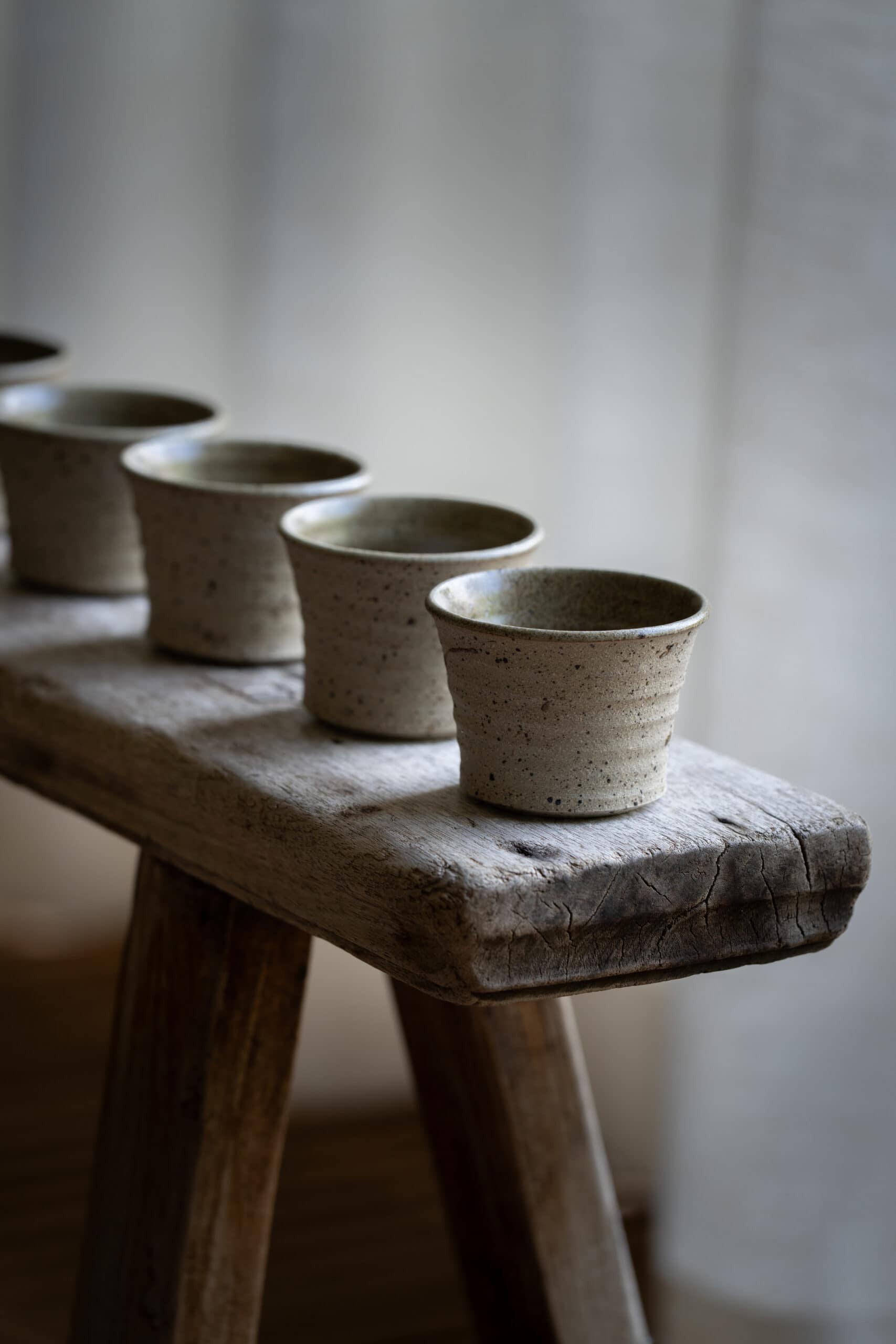 Small cup with wild clay details 100 ml - Image 5