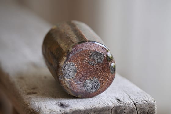 Woodfired collection: Facet vase with ash glaze - Image 7