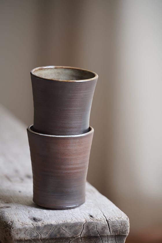 Woodfired collection: Cup with flame marks and ash glaze - Image 6