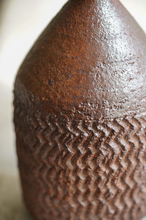 Woodfired collection: bottle with texture (#4) - Image 3