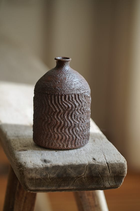 Woodfired collection: bottle with texture (#2) - Image 2