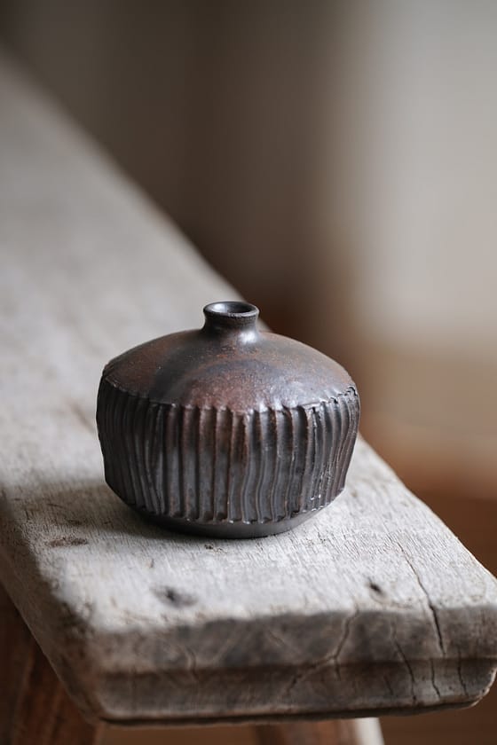 Woodfired collection: wave vase (#2) - Image 5