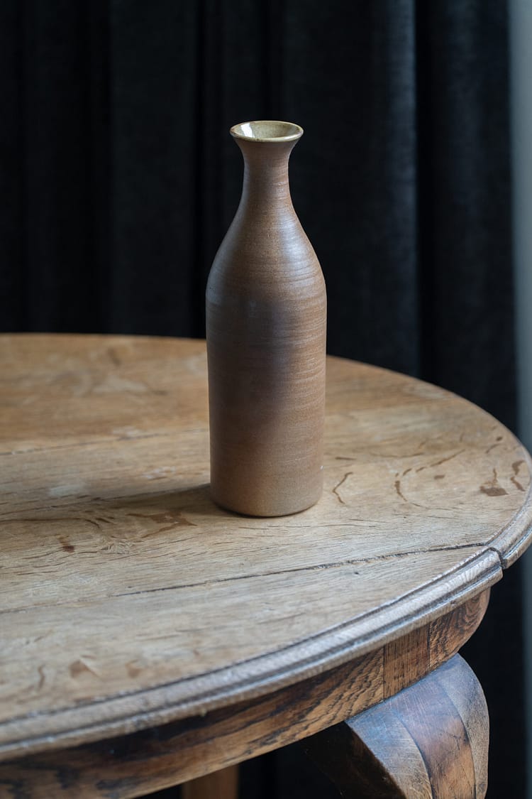 Wood fired collection: slender woodfired vase